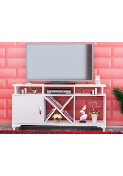 Tv Ünitesi Kamer Tasarım Beyaz
