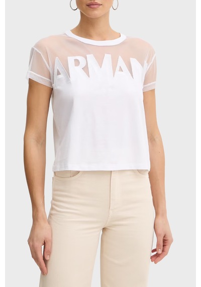 Armani Exchange Bayan T Shirt Xw002332 Af10356 U0002 Beyaz
