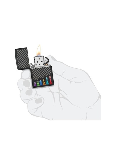 Zippo Çakmak 48662-106758 218c Chess Pieces Design