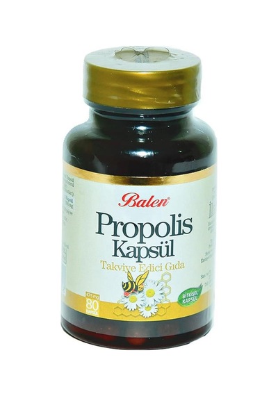 Balen Doğal Propolis Kapsülü 475 MG x 80 Bitkisel Kapsül