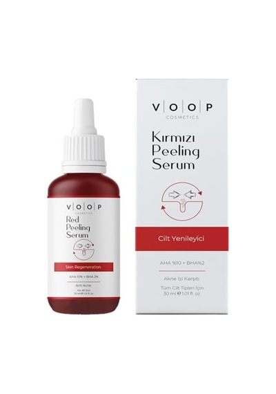 Kırmızı Peeling, Cilt Yenileyici Serum 30 Ml 4 Paketi
