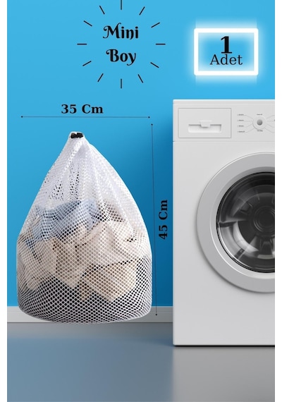 Bbag Çamaşır Yıkama Filesi İpli 35x45 Cm Çorap Perde Filesi