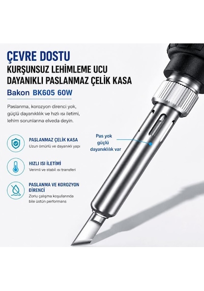Bakon Bk605 60w Kalem Havya