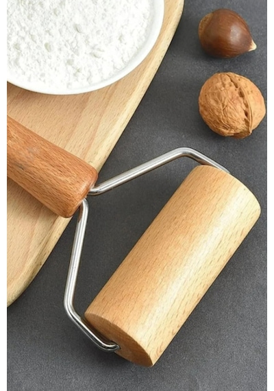 Profesyonel Ahşap Merdane Ergonomik Saplı, Pürüzsüz Rulo Hamur Açıcı Pizza, Börek, Hamur İşleri