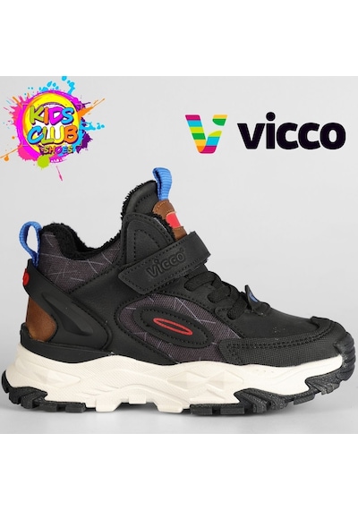 Vicco Tura Ortopedik Taban Çocuk Bot Siyah