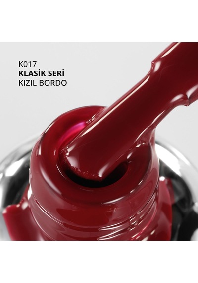 Kalıcı Oje K017, Kızıl Bordo, 10 Ml Diğer