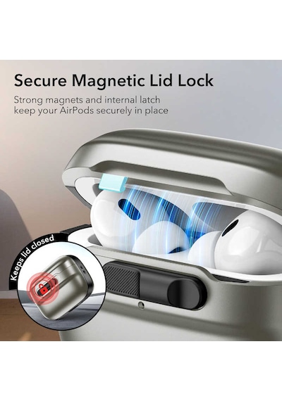 Esr Apple Uyumlu AirPods Pro / Pro 2 Kılıf - Halolock Pulse Flicklock Magsafe