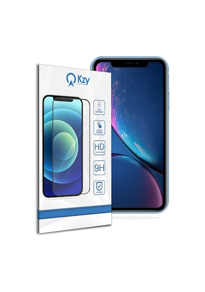 Apple Uyumlu iPhone Xr Tam Kaplayan Temperli Ekran Koruyucu Cam (484048942) 10 Tl Fark Ile Şeffaf Kılıf
