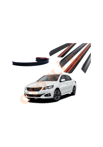 Peugeot 301 Makyajlı Uyumlu Bagaj Üstü Spoiler Mat Siyah