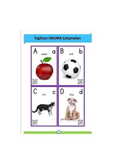 Okul Öncesi İngilizce Okuma-Yazma Eğitim Seti (2 Kitap)