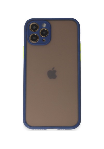 Apple iPhone Uyumlu  11 Pro Kılıf Montreal Silikon Kapak -  Lacivert