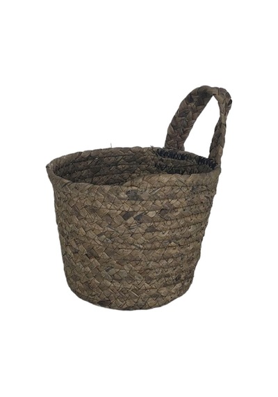 T.concept Dekoratif Yuvarlak Çok Amaçlı Rattan Sepet Orta Boy