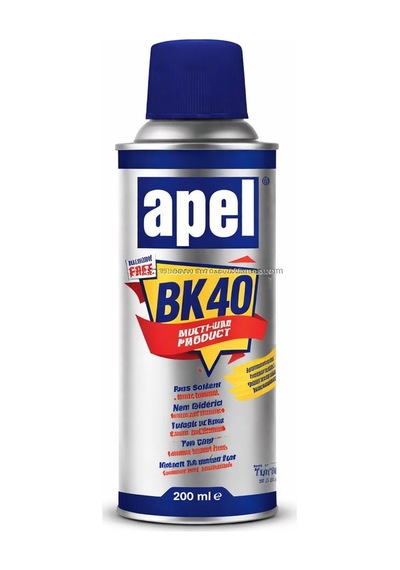 Apel Bk-40 Pas Sökücü Yağlayıcı, Çok Amaçlı Sprey 200 Ml