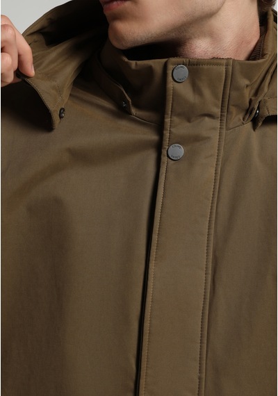 Colin's Colins Regular Fit Çıkarılabilir Kapüşonlu Fermuarlı Astarlı Erkek Kahverengi Mont Cl1082068 Q1.v1 Cml Camel