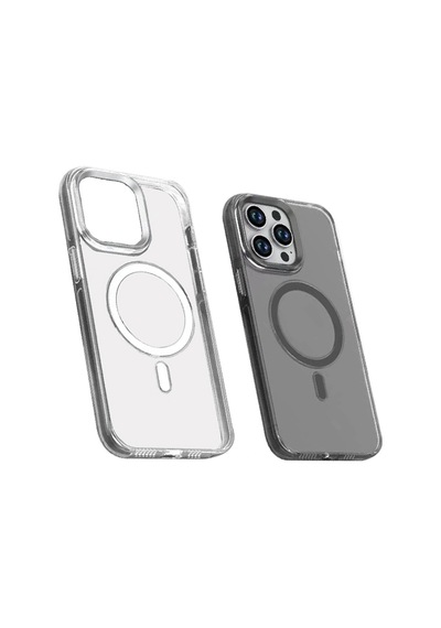 More Tr Apple Uyumlu iPhone 15 Pro Uyumlu Mtr Wireless Şarj Özellikli Şeffaf Efsane Kılıf-renksiz