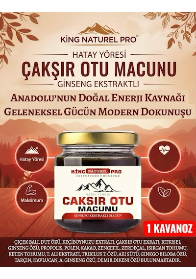 Çakşır Otu Macunu Ballı Polenli Besin 240 Gr