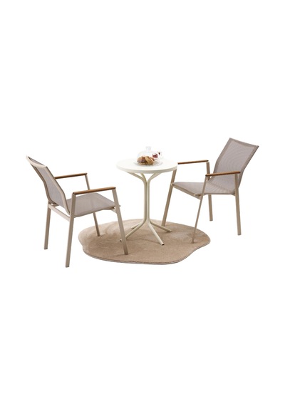 Home Next Bistro Masa Takımı - Krem - 55x55x70 Cm Diğer