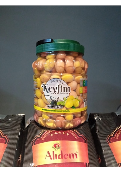 Pembe İri Çizik Yeşil Zeytin 1350 G