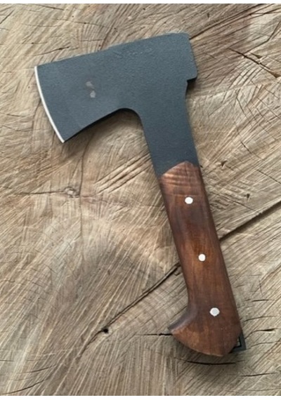 Dmr Dövme Çelik Kamp Baltası El Yapımı Karbon Çelik Balta Nacak 650gr