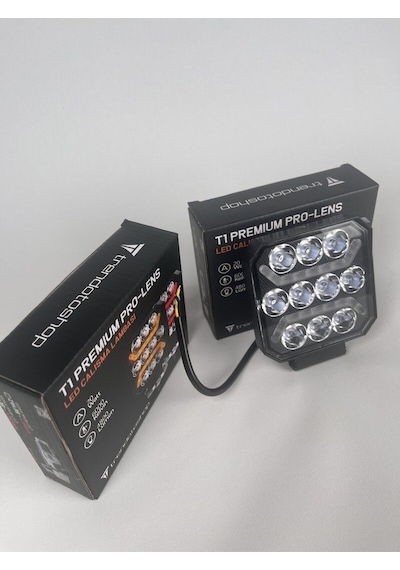 Ahmet Otomotiv Çakarlı Çalışma Lambası Sarı Parklı 12v-24v