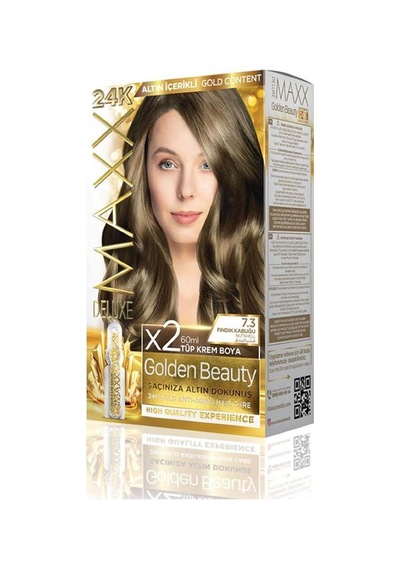 Maxx DeluxeSet Boya Golden Altın İçerikli7.3 Fındık Kabuğu