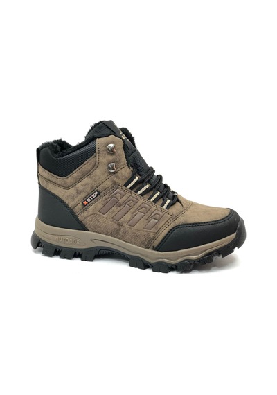 Xstep X6 Trekking Outdoor Ortopedik Erkek Bot Vizon