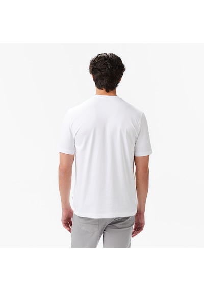 Nautica Erkek Beyaz Classic Fit T-shirt Düz V55340t Beyaz