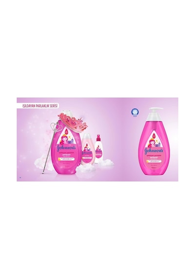 Johnsons Baby Bebek Şampuanı 750ml Işıldayan Parlaklık 4 Lü Set