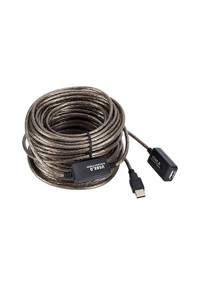 Usb 2.0 güçlendirilmiş extension kablo usb 2.0 dişi erkek kablo 20m