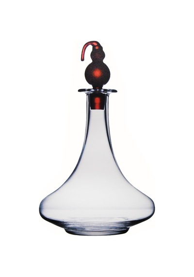 Paşabahçe Kristal Kırmızı Kapaklı 1000 Cc Karaf 92532 - Şeffaf