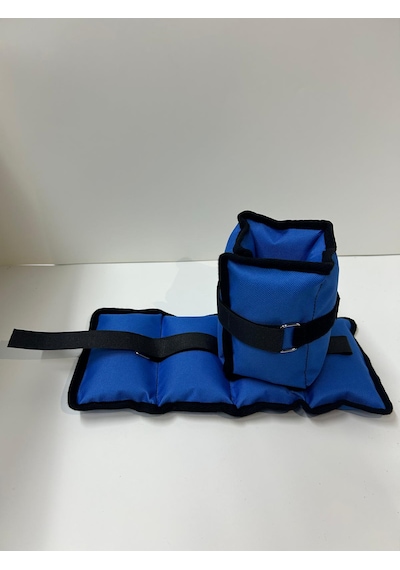 Me&ra Sport 1 Kg X 2 Adet El Ayak Bilek Ağırlık Seti Kum Ağırlık Torbası mavi