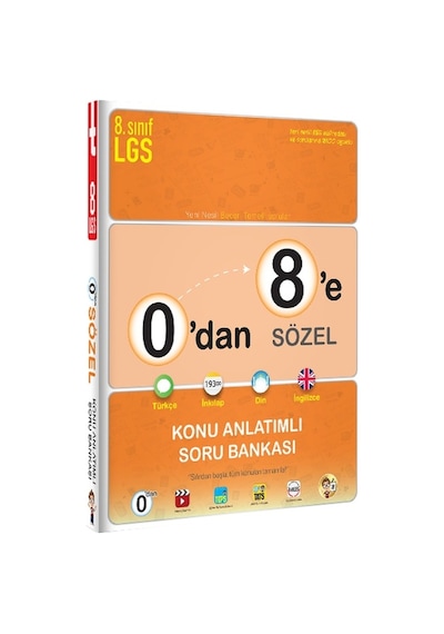 Hakdoğuşkitapevi-0'Dan 8'E Sözel Konu Anlatımlı Soru Bankası