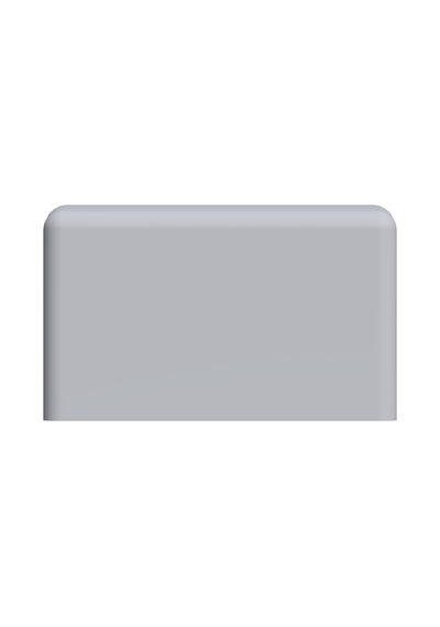 Cateksss 20x40 Mm Dış Profil Pabucu Beyaz - 60 Lı Paket