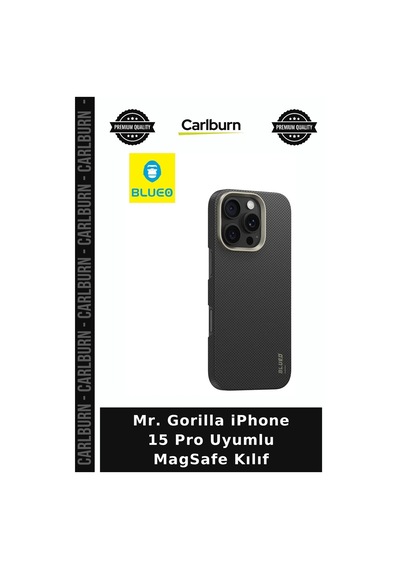 Mr. Gorilla İphone 15 Pro Uyumlu Magsafe Kılıf Parça Cihaz Kılıfı Teknoloji çok renkli