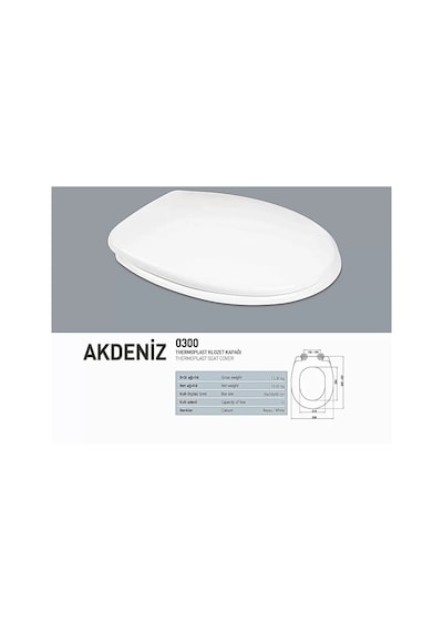Nkp Akdeniz Thermoplast Klozet Kapağı 0300