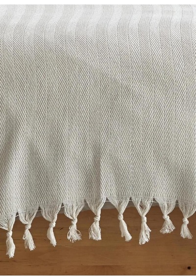 Çift Kişilik Pike 200x230cm, Ekru , %100 Pamuk, Yumuşak Dokulu, Hann Yalın Ekru