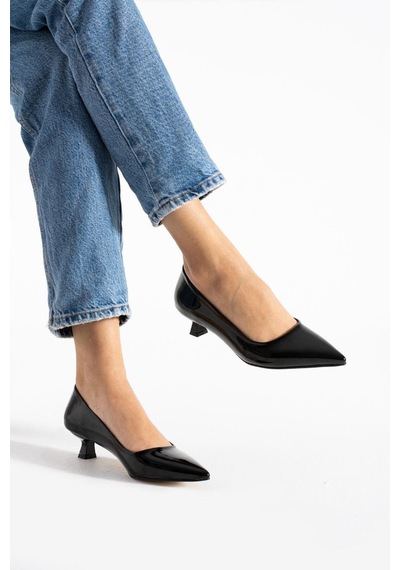Lady Rugan Kadın Stiletto Topuklu Ayakkabı Siyah
