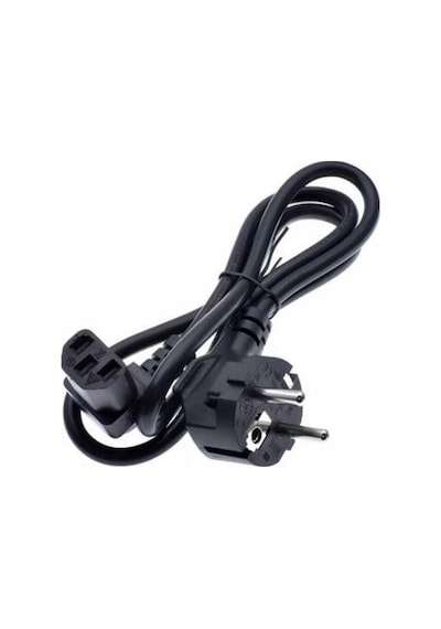1.8 Metre C13 Power Kablo - 90 Derece L Uç Dik Açılı Güç Kablosu