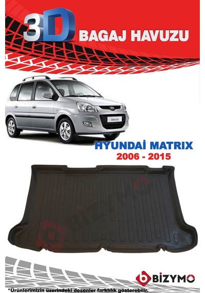 Hyundai Matrix Hb 2006-2015 3D Bagaj Havuzu Bizymo Hyundai Matrix Hb 2006-2015 3D Bagaj Havuzu Bizymo