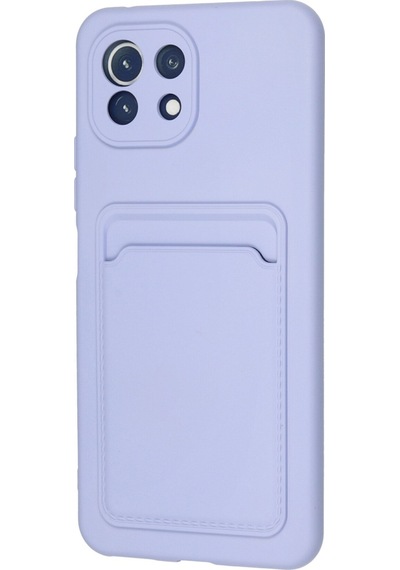Zengemtx Newface Xiaomi Mi 11 Kılıf Kelvin Kartvizitli Silikon - Lila