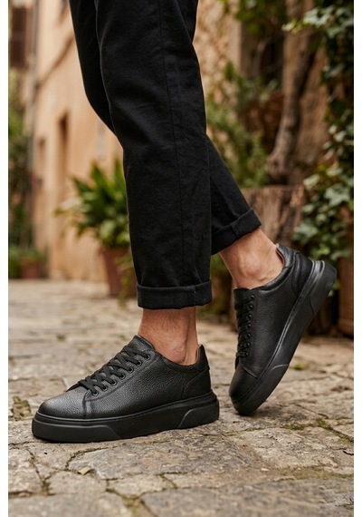 Boa Blf-010 Erkek Sneaker Günlük Casual Spor Ayakkabı Siyah Taban