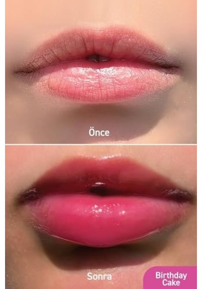 Tr Dolgunlaştırıcı Onarıcı Vegan Dudak Balmı Charm Hediyeli Birthday Cake Aromalı 10 Ml