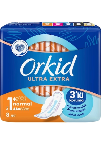 Orkid Hijyenik Ped Ultra Extra Normal 144 Adet Standart Pk