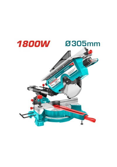Total Tms43183051 Üstten Tablalı Gönye Kesme Makinası Gönye Testere 1800W 305mm