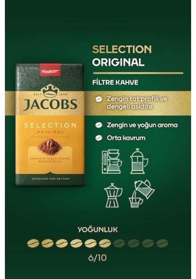 Jacobs Selection Filtre Kahve 12 X 250 G 75042822
