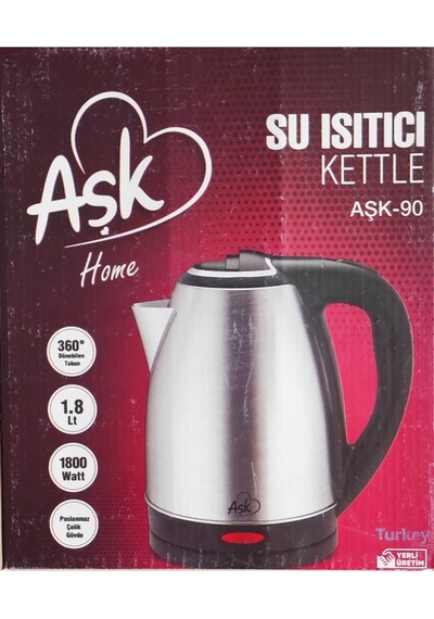 Aşk Home AŞK-90 1.8 L Su Isıtıcı Kettle