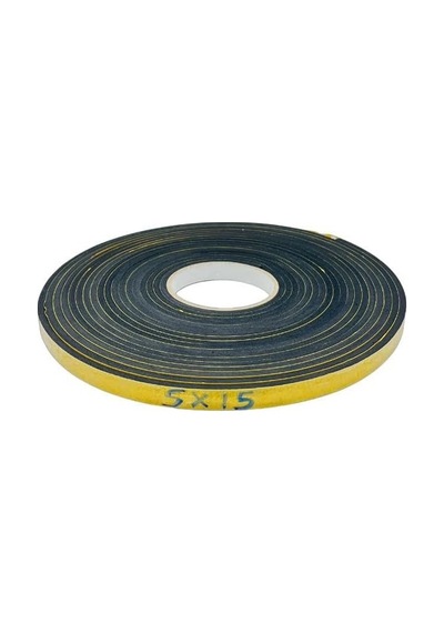Endüstriyel Eva 5mm X 15 Mm Çift Taraflı Yapışkan Bantlı Yalıtım Süngeri