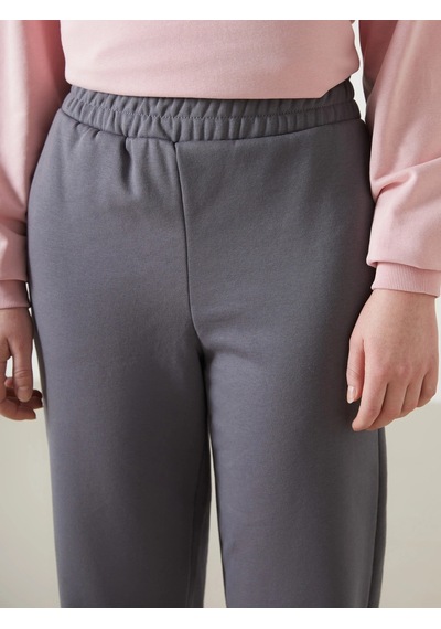 LC Waikiki Beli Lastikli Kadin Kalin Jogger Esofman Alti - W4cb62z8 Dark Grey