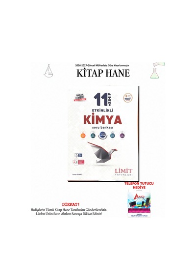 Limit 11. Sınıf Kimya Etkinlikli Soru Bankası