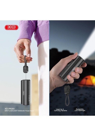 Fenerli Mini Powerbank 5000mah Type-c Lightning, Ultra Taşınabilir Şarj Cihazı, Led Fenerli, Type-c Giriş-çıkış, 10.5w Hızlı Şarj Destekli, Kompakt Ve Hafif Taşınabilir Powerbank, Pr281, Siyah Fenerli Mini Powerbank 5000mah Type-c Lightning, Ultra Taşınabilir Şarj Cihazı, Led Fenerli, Type-c Giriş-çıkış, 10.5w Hızlı Şarj Destekli, Kompakt Ve Hafif Taşınabilir Powerbank, Pr281, Siyah